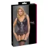 Cottelli Curves - Spitzen-BH-Set mit Schnürung (Lila) - 90D/XL