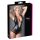 Cottelli - Glänzender Netz-Body (schwarz) - XL