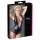 Cottelli - Glänzender Netz-Body (schwarz) - XL