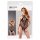NO:XQSE - Blumiges Neckholder-Netzbody - Schwarz (S-L)
