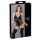 Cottelli Bondage – Glänzender Body mit Fesseln (Schwarz)
