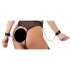 Cottelli Bondage - Offener Body mit Ketten (schwarz)