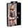 Cottelli Bondage - Glänzender Offener Body & Handfesseln (Schwarz) - M