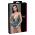Cottelli - Spitzen-Body mit Schnürung, offen (grün) - L