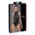 Cottelli Party - Schlangenhaut Bodysuit (schwarz) - M