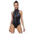 Cottelli Party - Schlangenhaut Bodysuit (schwarz) - L