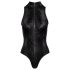 Cottelli Party - Schlangenhaut Bodysuit (schwarz) - L