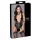 Cottelli Bondage - Spitzen-Body mit Halsband (Schwarz) - XL