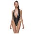 Cottelli Party - Glänzender Neckholder-Body (Schwarz) - XL