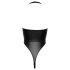 Cottelli Party - Glänzender Neckholder-Body (Schwarz) - XL