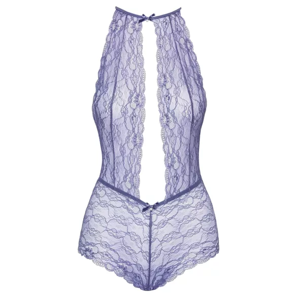 Kissable - Halsbandspitze Body (Lila)