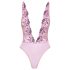 Kissable - Body mit Rosestickerei (Rosa) - L/XL