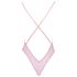 Kissable - Body mit Rosestickerei (Rosa) - L/XL