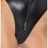 Noir - Body mit Schlangenleder-Print (Schwarz) - XL