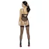 Cottelli - Offener, riemchen Body mit Strumpfhalter (schwarz) - XL