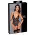Cottelli Bondage - Offener Body mit Fesseln (Schwarz) - M