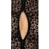 Noir - langärmeliger Body mit Leopardenmuster (schwarz)
