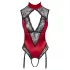 Cottelli - Spitzebody mit Halsband (rot) - M