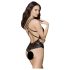 Obsessive 860-TED-1 - Supersexy Spitzenbody (Schwarz)