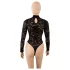 Cottelli - Langarm-Body aus Spitze (schwarz) - S