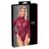 Cottelli - Transparenter Spitzenbody (Rot) - M