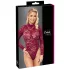 Cottelli - Transparenter Spitzenbody (Rot) - L
