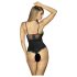 Obsessive Luvae Body - Transparentes Dekolleté (Schwarz)