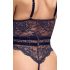 Cottelli - Offener, Riemen-Bodysuit (Schwarz)