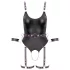 Cottelli - Offener Bondage-Body mit Handschellen (Schwarz) - L