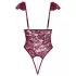 Cottelli - Perlenbesetzter Spitzenbody (Rot) - M