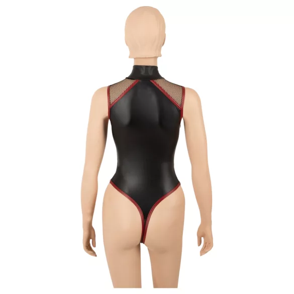 Cottelli - Netz-Body mit Reißverschluss (schwarz)