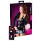 Cottelli - Glänzendes Minikleid mit langen Ärmeln (schwarz)