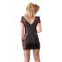 Cottelli - Schwarzes Minikleid mit Schleife und Spitze - L