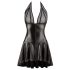 Noir - Kleid mit transparentem Brustteil und Nackenband (schwarz) - M