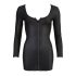 Cottelli – Partykleid mit Strasszipper (schwarz) - XL
