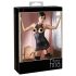Abierta Fina - Gewagter Glanz - Minikleid (schwarz) - XL