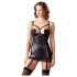 Abierta Fina - Satin Glanz, Push-Up Kleid (Schwarz) - 85B/L