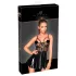 Noir - Lackkleid mit Netzdetail (Schwarz) - XL