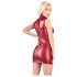 Cottelli Party - Glänzendes Minikleid ohne Ärmel mit Reißverschluss (Rot) - M