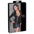 Cottelli Bondage - Glänzendes Kleid mit Fessel (schwarz) - L
