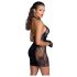 Noir - Schnür-Minikleid (schwarz) - M