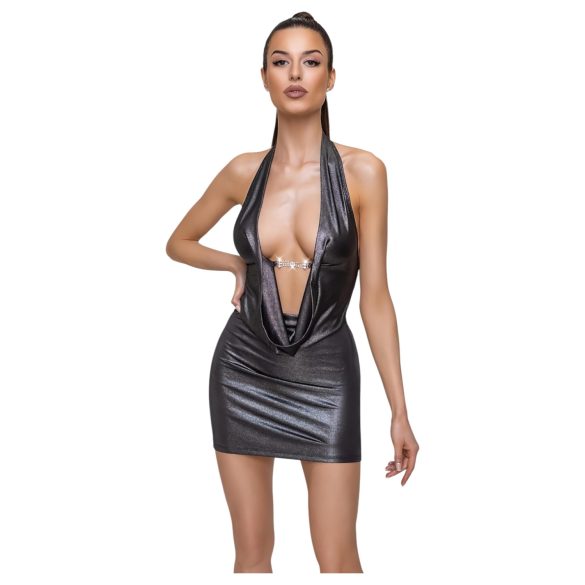 Cottelli Party - Neckholder-Kleid (silber) - M