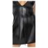 Noir - Minikleid mit Schlangenhautmuster (schwarz) - L