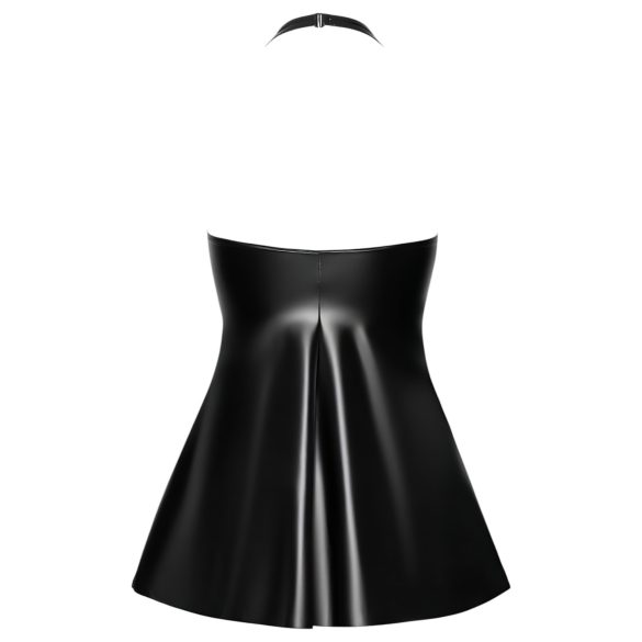 Noir - Minikleid mit Schlangenmuster (Schwarz) - L