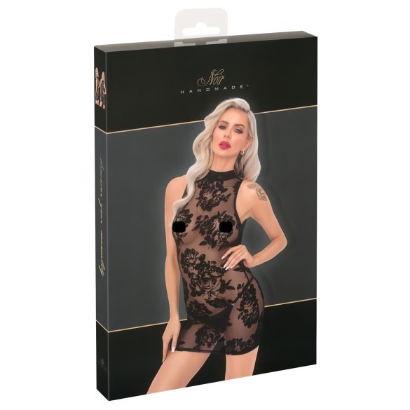 Noir - Rosafarbenes, ärmelloses Minikleid (schwarz)