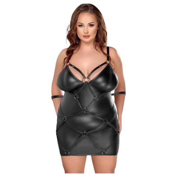 Cottelli Plus Größe - Kleid mit Fesseln (schwarz) - 2XL