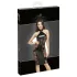 Noir - glanzendes Neckholder-Kleid (schwarz)