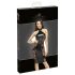 Noir – Glänzendes Neckholder-Kleid (Schwarz) - M