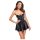 Noir Libido - Mattes Minikleid (Schwarz)