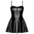 Noir Libido - Schwarzes, mattes Minikleid - M